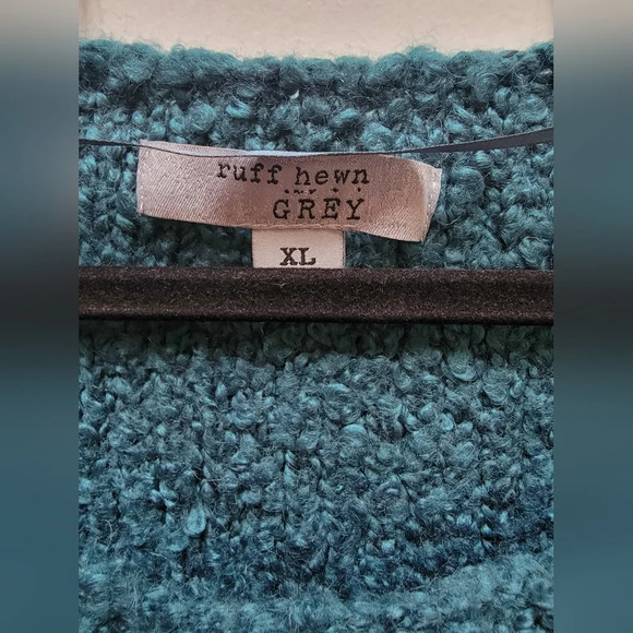 Ruff Hewn Ombre Textured Wool/Acrylic Blend Soft Crew Neck Sweater Size XL - Picture 3 of 3